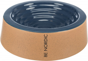 Bol Ceramic Be Nordic 0.5L/20cm, Albastru/Bej, 24301 - Img 1