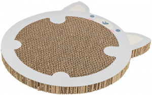 Carton de Zgariat, Junior, Forma Urs, 31 x 2.5 x 32.5 cm, Gri