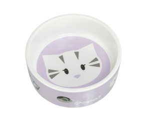 Castron Ceramic Mimi, Pentru Pisici, 0.3 l/ 12 cm, Diverse Culori - Img 2