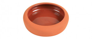 Castron Ceramic Pentru Hamsteri, 125 ml/10 cm, Teracota