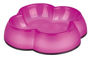 Castron Plastic Pentru Pisici, Antiderapant, Transparent, 0.25 l/14 cm, Diverse Culori - Img 2