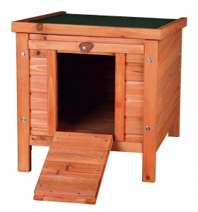 Casuta pentru Rozatoare, Lemn, 42 x 43 x 51 cm, Maro - Img 2