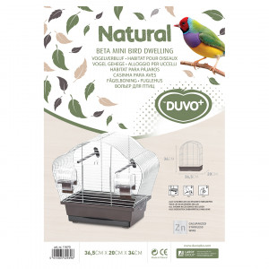 Colivie Zincata pentru Pasari Beta Mini, 36,5 X 20 X 34 cm, 11670 - Img 2