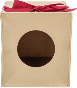 Culcus tip Pestera pentru Caini, 33x37x33 cm, Maro Deschis, 92375 - Img 4