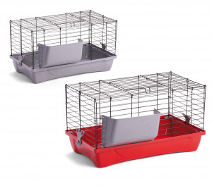 Cusca Hamster Cavia 1 Flat, 58 x 32 x 34cm, Black/Mi x col, G185.30