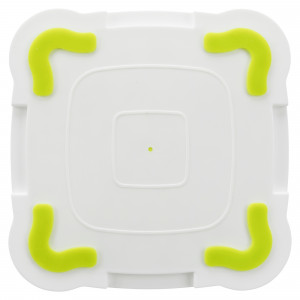 Farfurie pentru Hranire Lenta, Lickâ€™n'Snack, 20 x 20 cm, Lime/Alb - Img 5