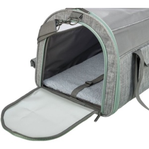 Geanta de Transport, Dillon, 33 x 32 x 54 cm, Pana la 10 kg, Gri/Verde Menta - Img 7