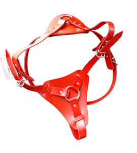 Ham Exo L1-L7, Piele, Culoare Rosu, Dimensiune 74-92 cm/25 mm - Img 2