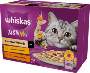 Hrana Umeda Pentru Pisici, TastyMix Meniu Cremos, 12X85g