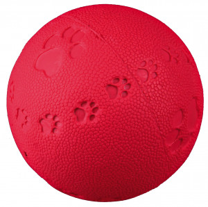 Jucarie Minge Cauciuc Natural 6 cm cu Sunet 34861 - Img 2