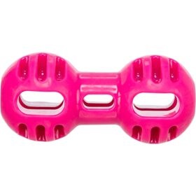 Jucarie Pentru Caini, Gantera, TPR, 11 cm, Roz