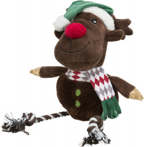 Jucarie Pentru Caini, Xmas Ren, Cu Sunet, 49 cm - Img 3
