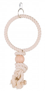 Jucarie Pentru Pasari, Inel De Sfoara, 19 cm