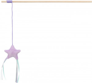 Jucarie pentru Pisici cu Catnip, Stea pe Bat, 40 cm, 45659 - Img 1