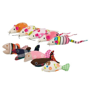 Jucarie Pentru Pisici, Soarece Sau Peste 9 - 12 cm