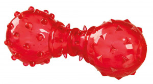 Jucarie Pentru Recompense, Gantera TPR, Diverse Culori, 12 cm, 34930 - Img 2