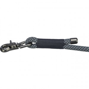 Lesa Coarda Soft, Reglabila, S-XL, 2.00 m/ø 10 mm, Diverse Culori, Culoare Negru/Gri - Img 2