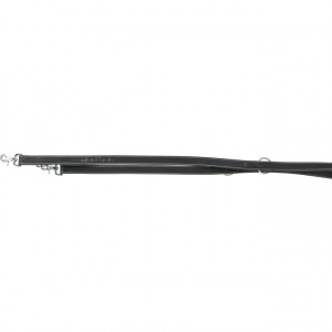 Lesa Piele Rustic Heartbeat Reglabil, M-L: 2 m/20 mm, Negru - Img 3