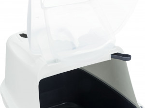 Litiera Vico Open Top, cu Capac si Lopatica, 40 x 40 x 56 cm, Albastru/Alb - Img 10