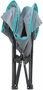 Pat Camping pentru Caini, Bej/Negru, Dimensiune 88 x 32 x 88 cm/Pana la 35 kg - Img 2