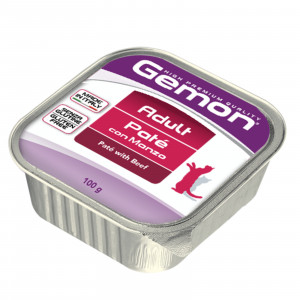 Pate Gemon Cat, Adult, Vita, 100 g