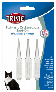 Picaturi Antiparazitare Pisica <8 luni 3x1 ml Natural 25378