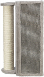 Placa Cu Sisal De Zgariat, Pentru Colt, 19 x 58 x 19 cm, Gri - Img 3
