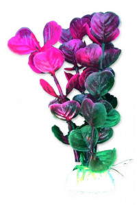 Planta Artificiala Pentru Acvariu, Blister, 10 cm, Roz/Violet/Verde