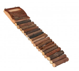 Scara cu Hranitor pentru Rozatoare, Lemn, 7 x 27 cm