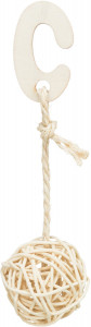 Trixie Jucarie pentru Pasari 24cm 3 Mingi cu Sfoara 51693 - Img 3