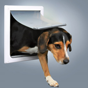 Usa Batanta pentru Caini, 2-Way, S-M: 30 x 36 cm, Alb