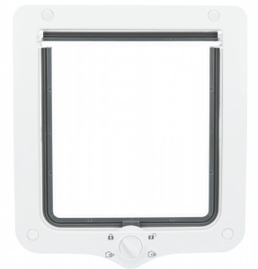 Usa Batanta XXL pentru Pisici, 4 Way, cu Tunel, 24 x 28 cm, Culoare Alb