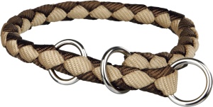 Zgarda Coarda, M:39-45 cm/12 mm, Maro/Crem, 14385