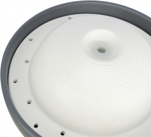 Adapator Automat, Vital Dome, Ceramic, 1.5 l/20x10x20 cm, Gri/Alb, 24448 - Img 5