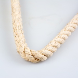 Bat pentru Colivie, din Bumbac si Sisal, 130-140 x 2 cm - Img 4