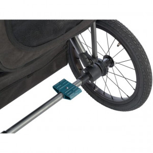 Carucior Buggy Pana La 20 Kg, 3 Roti, 60 x 112 x 120 cm, Negru/Petrol, 28960
