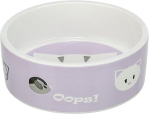 Castron Ceramic Mimi, Pentru Pisici, 0.3 l/ 12 cm, Diverse Culori - Img 3