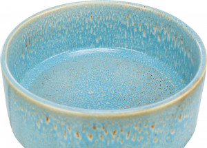 Castron Ceramic, Pentru Caini, 0.4 l/13 cm, Albastru, 25112 - Img 4