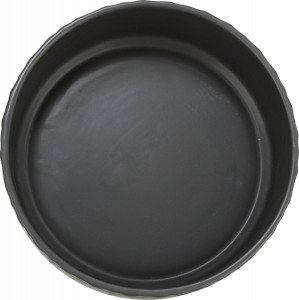 Castron Ceramic, Pentru Caini, 0.4 l/13 cm, Negru, 25020 - Img 2