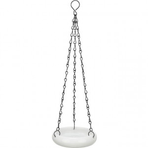 Castron Ceramic Pentru Pasari, 100 ml/ 12 cm, Alb, 57101 - Img 1