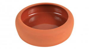 Castron Ceramic Pentru Porcusori de Guineea, 250 ml/13 cm, Teracota