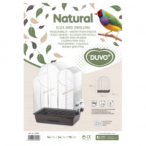 Colivie Zincata Eliza, 54 x 34 x 75 cm, Maro - Img 2