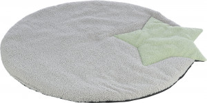 Covoras Junior Antiderapant, 86 x 80cm, Gri/Menta, 38245 - Img 1