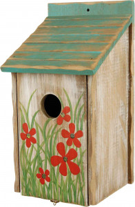 Cuib pentru Pasari Salbatice, Lemn de Pin, 15 x 28 x 14 cm/3.3 cm