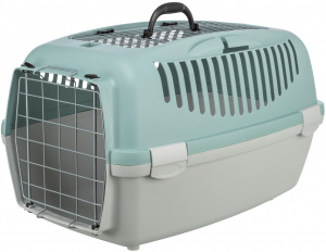 Cusca de Transport Capri 3 Open Top, S, 40 x 38 x 61 cm/Pana la 12 kg, Culoare Gri Deschis/Salvie