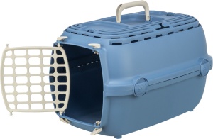 Cusca de Transport Relax, XS, Plastic, 32 x 30 x 48 cm/Pana la 6 kg, Culoare Albastru - Img 2
