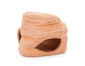 Decor Pentru Acvariu, Pestera Din Ceramica, 10 cm, U949 - Img 4
