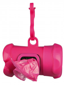 Dispenser Pungi Igienice, Plastic, 1 rola/15 buc, Diverse Culori - Img 3