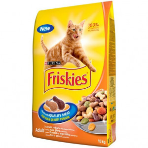 Friskies Cat Pui si Legume 10 kg