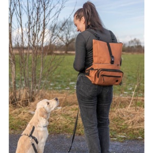 Geanta de Sold/Rucsac pentru Accesorii, Rolltop, 22 x 7/3 x 24/32,5 cm, Ruginiu - Img 8